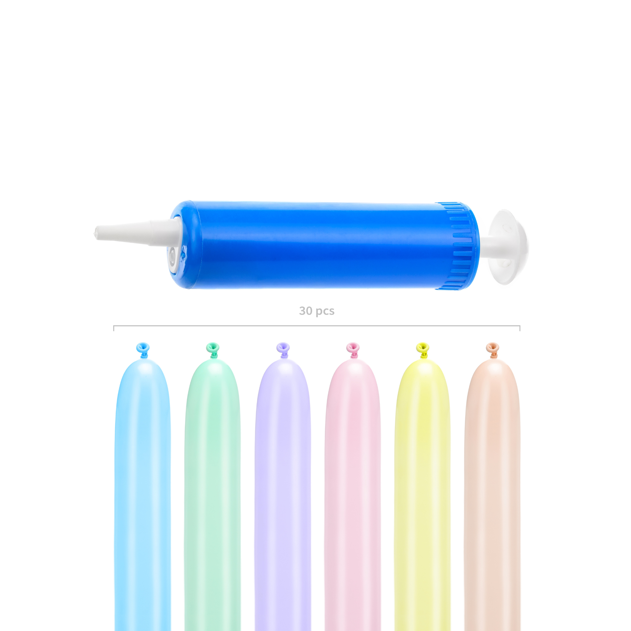 Modellierballons Geschenkset Pastell -hey-Party.de- Latexballons -#Variante_