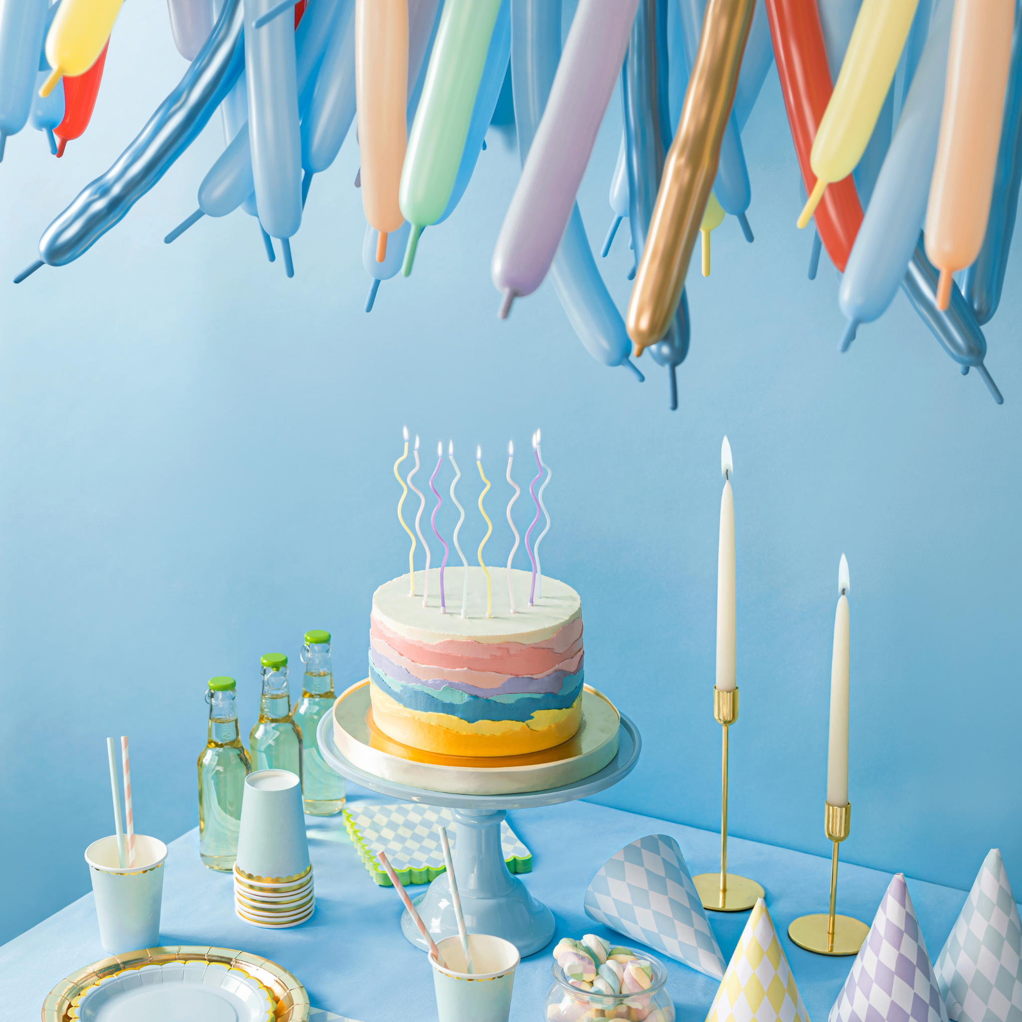 Modellierballons Geschenkset Pastell -hey-Party.de- Latexballons -#Variante_