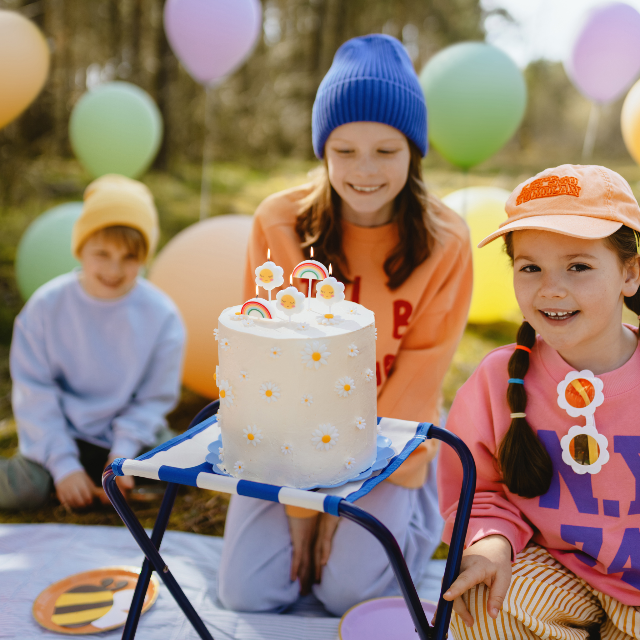 Motivkerzen Gänseblümchen