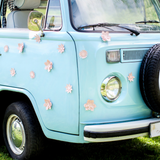 Papierdekoration Blumen Rosa -hey-Party.de- Tischdekoration -#Variante_