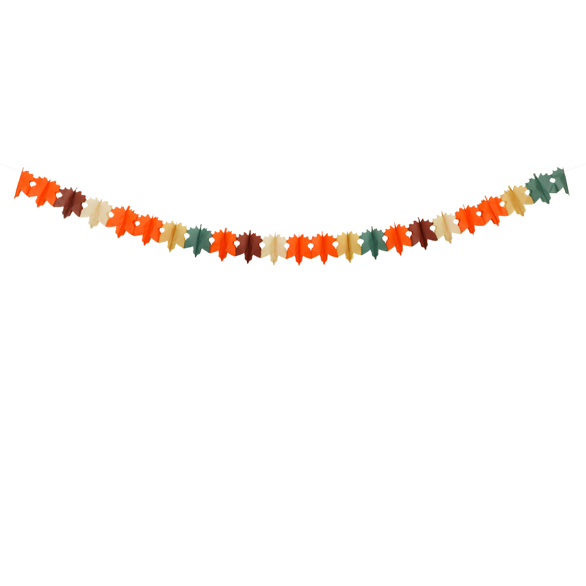 Papiergirlande Herbstblätter