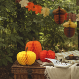 Papiergirlande Herbstblätter