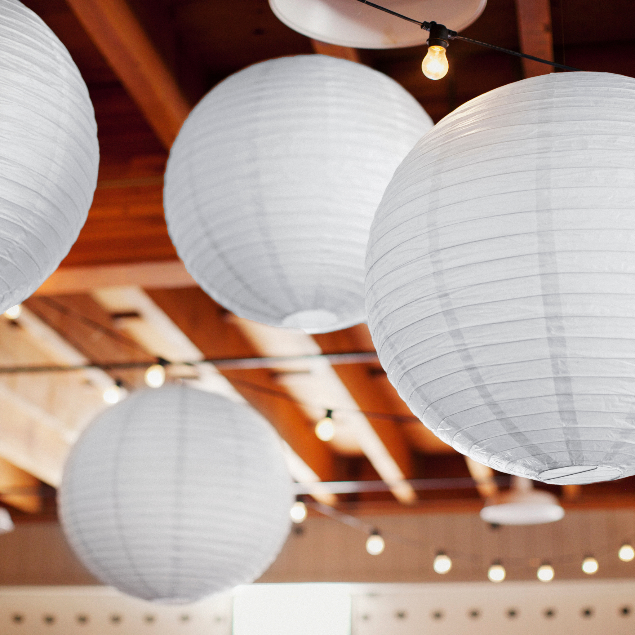 Papierlampion Weiß -hey-Party.de- Lampions -#Variante_