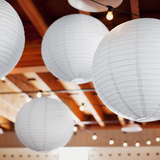 Papierlampion Weiß -hey-Party.de- Lampions -#Variante_