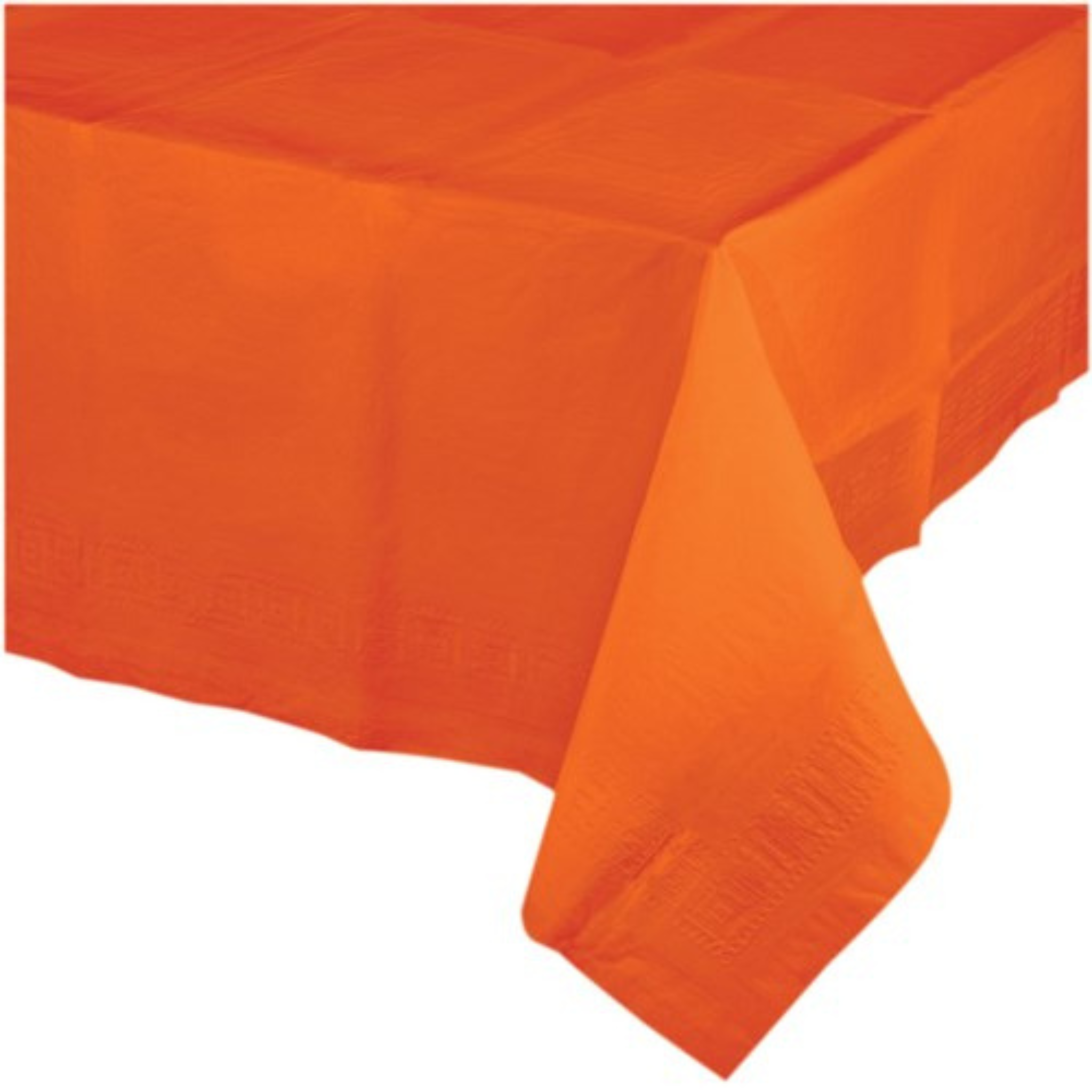 Papiertischdecke Orange 3-lagig -hey-Party.de- Tischdecken -#Variante_