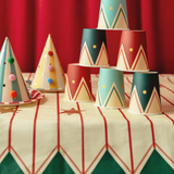 Papiertischdecke Zirkus Linien & Sterne -hey-Party.de- Tischdecken -#Variante_