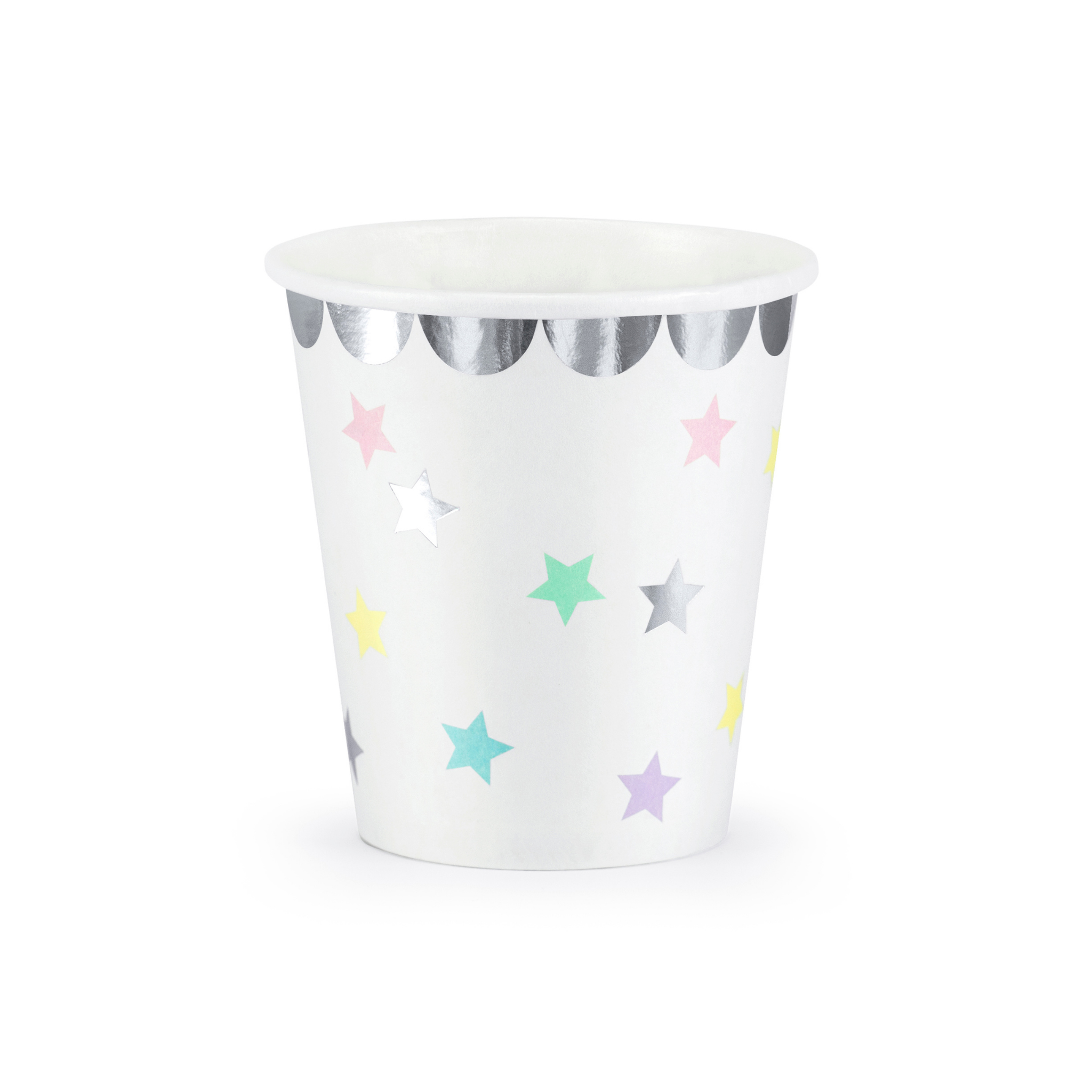 Pappbecher Pastell Sterne -hey-Party.de- Pappbecher -#Variante_