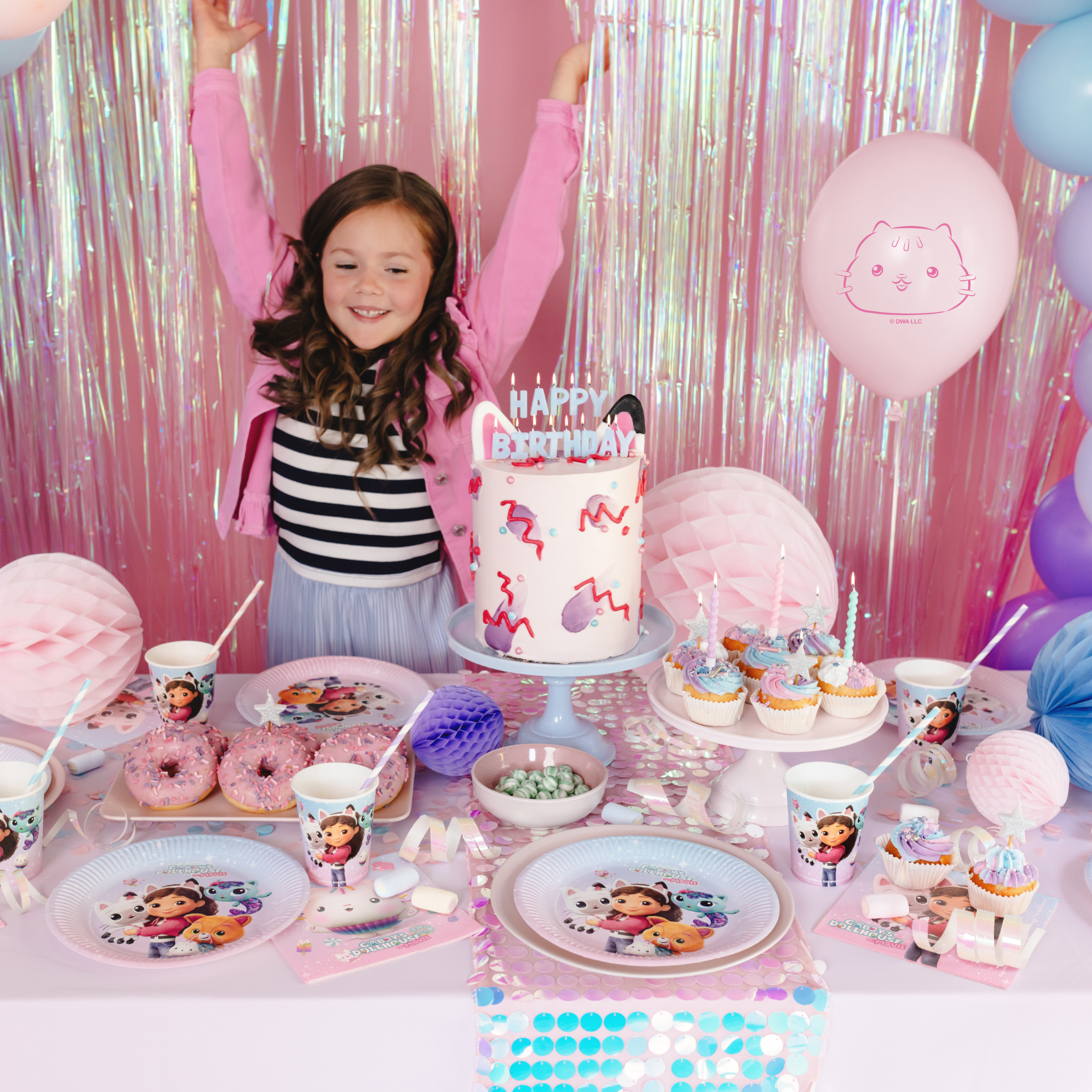 Pappbecher Gabby´s Dollhouse - Der Film -hey-Party.de- Pappbecher -#Variante_