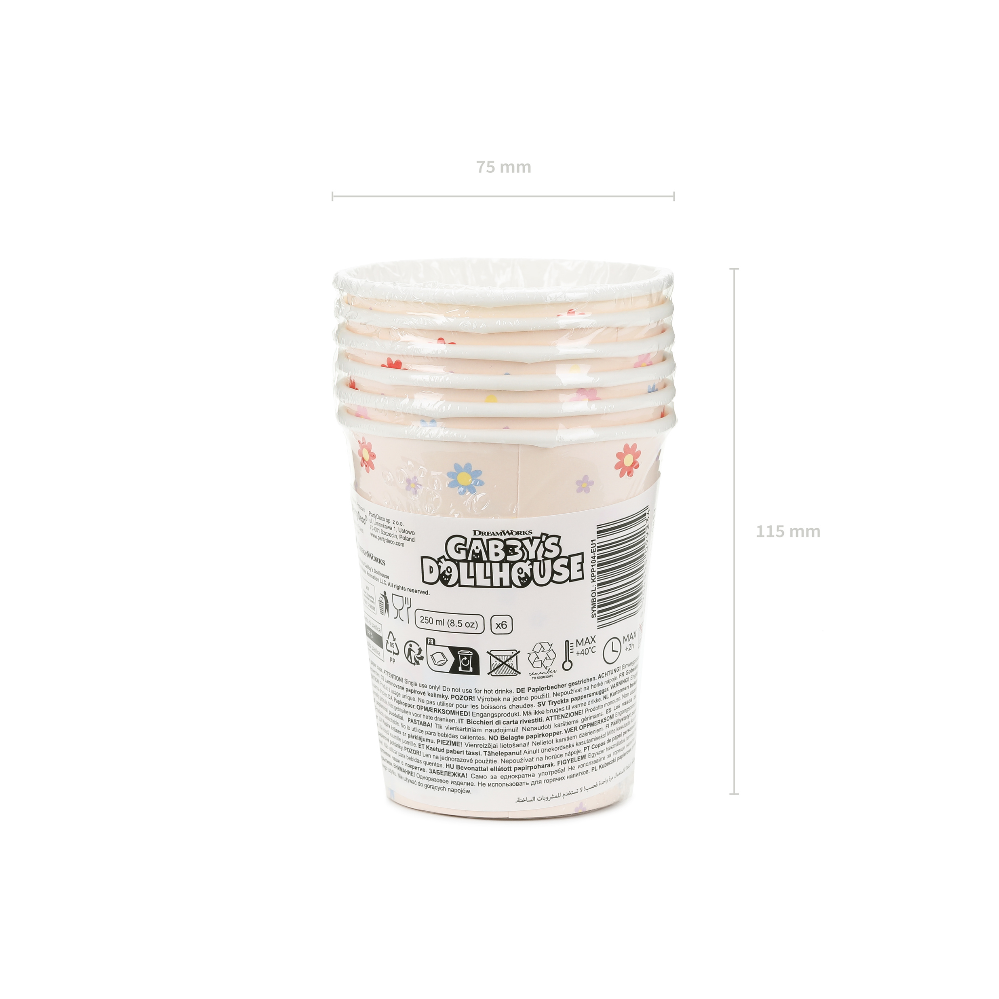 Pappbecher Gabby´s Dollhouse -hey-Party.de- Pappbecher -#Variante_