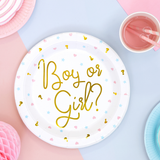 Pappteller "Boy or Girl" -hey-Party.de- Pappteller -#Variante_