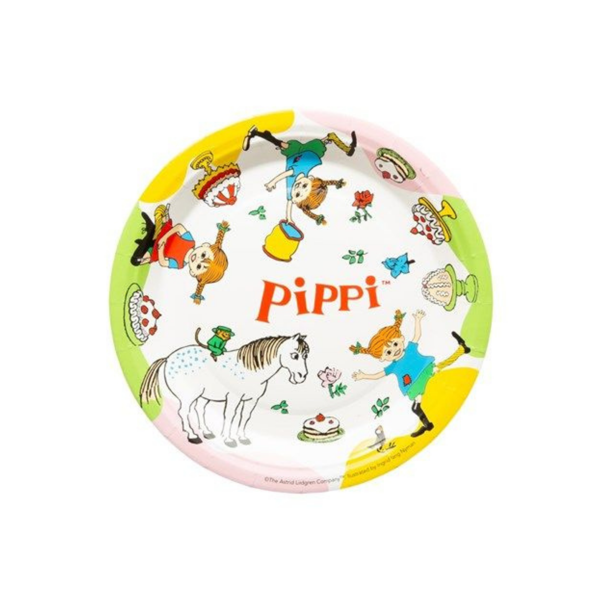 Pappteller Pippi Langstrumpf -hey-Party.de- Pappteller -#Variante_