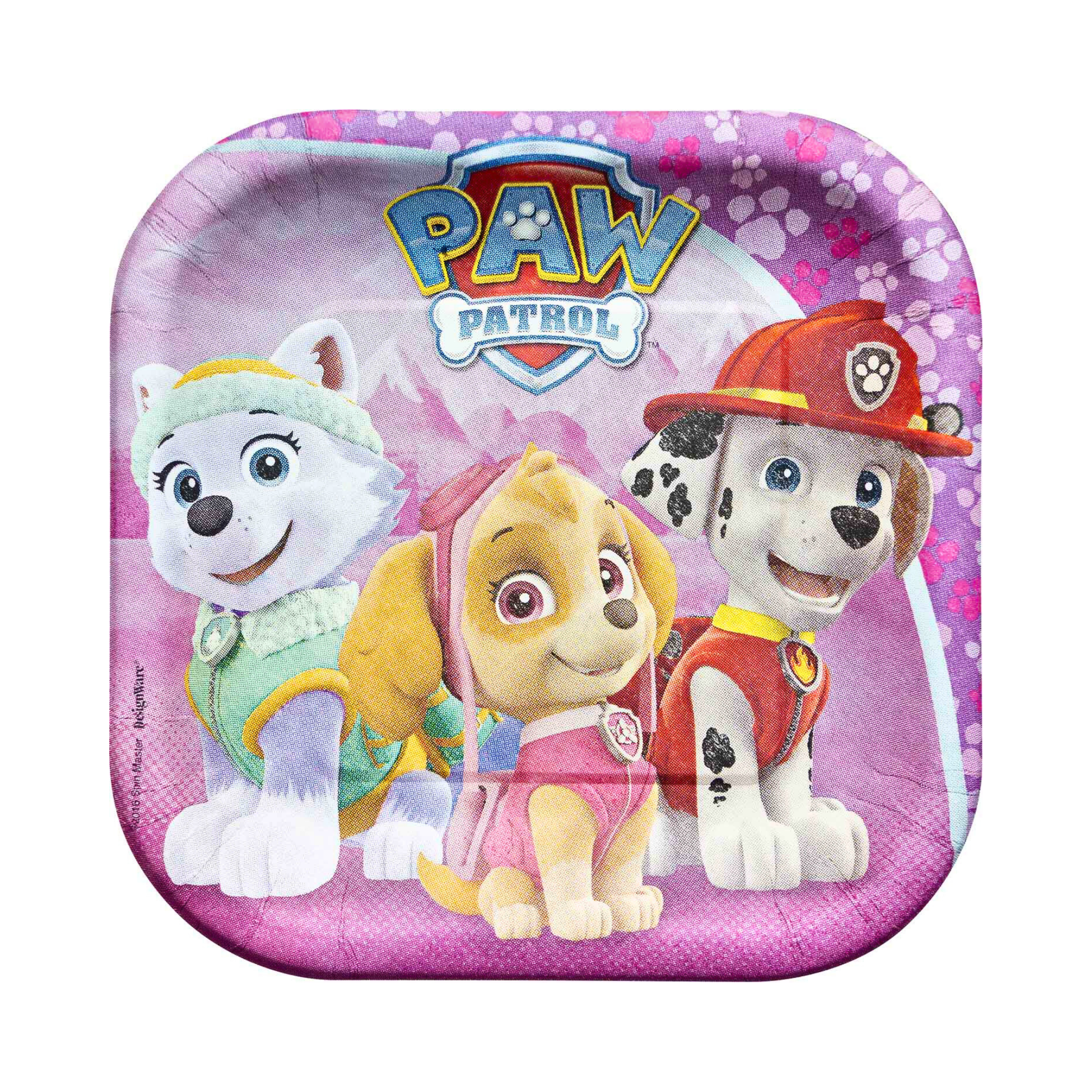 Pappteller Paw Patrol Girls -hey-Party.de- Pappteller -#Variante_