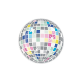 Pappteller Disco -hey-Party.de- Pappteller -#Variante_