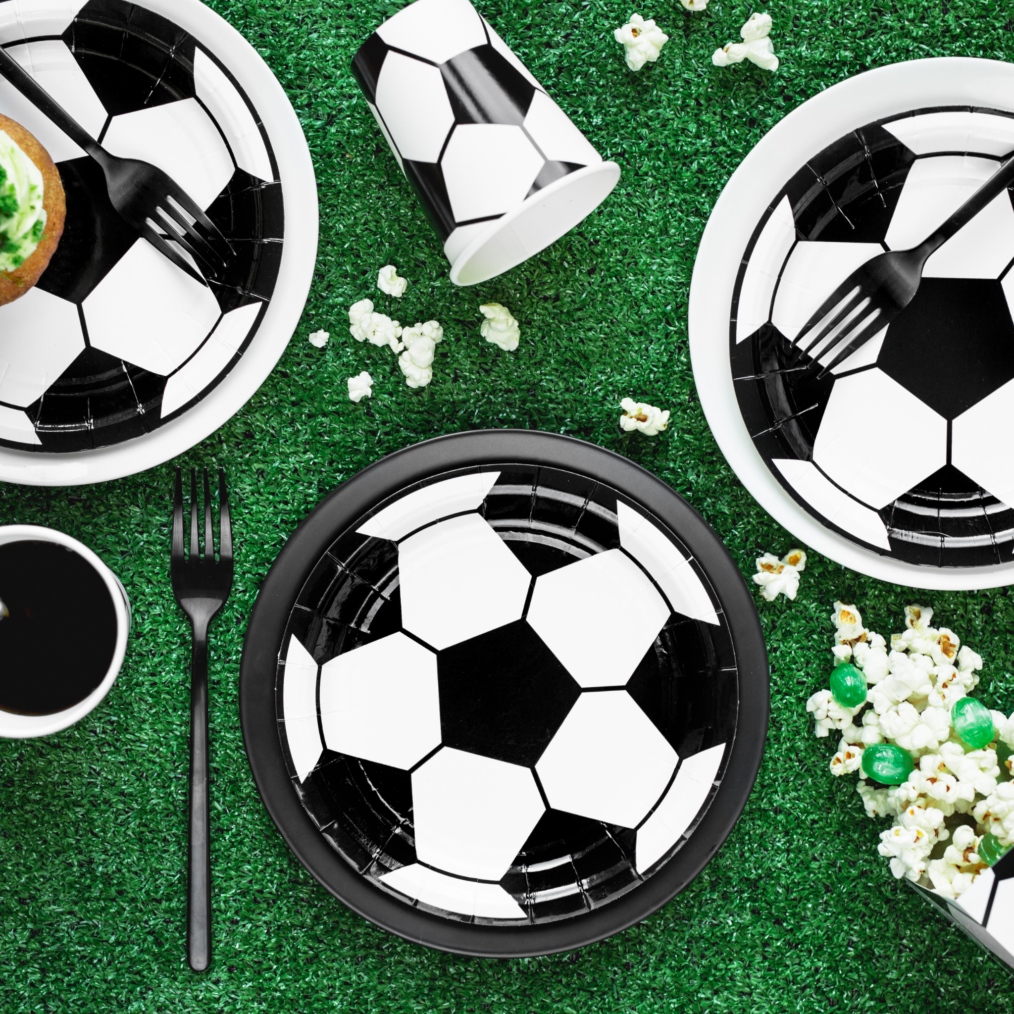 Pappteller Fussball -hey-Party.de- Pappteller -#Variante_