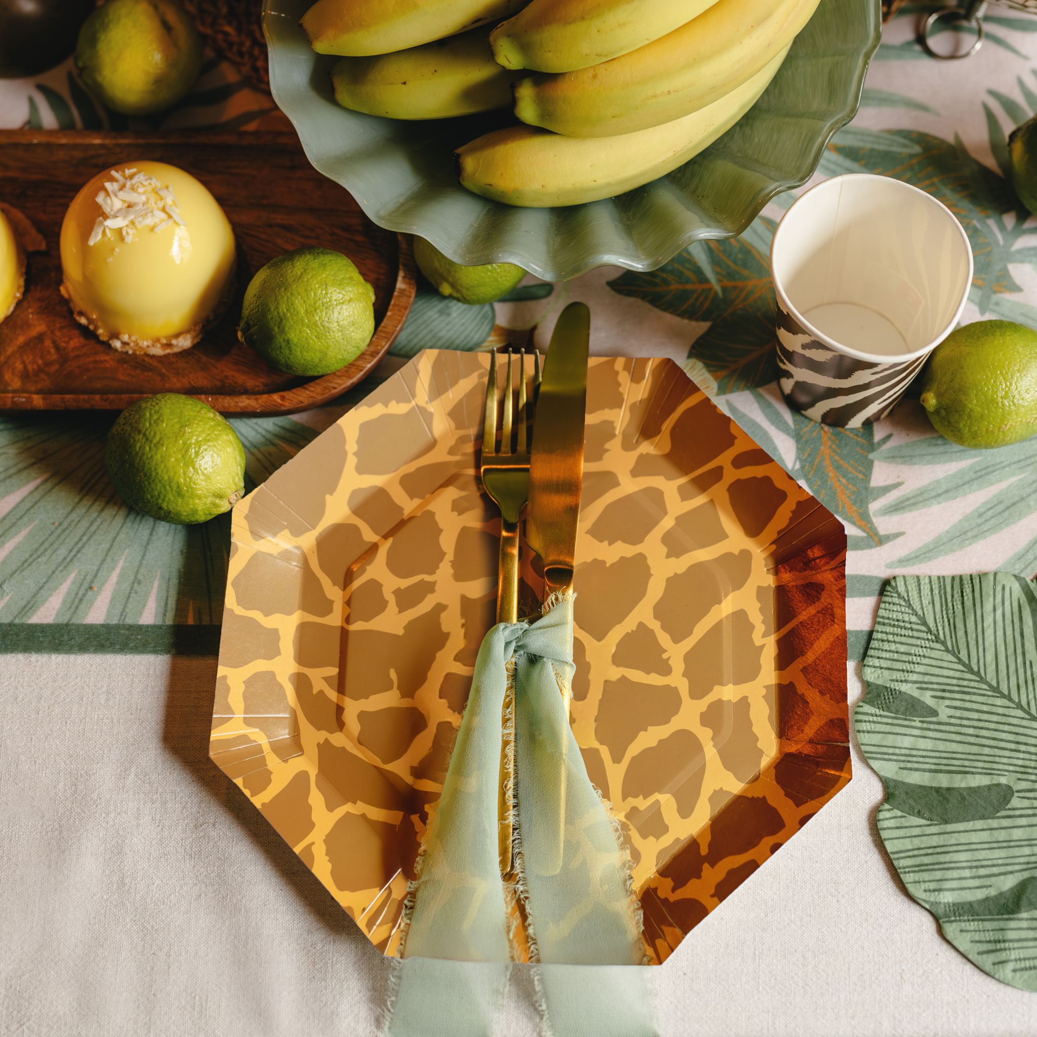 Pappteller Safari -hey-Party.de- Pappteller -#Variante_