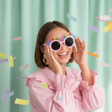 Party-Brille "Happy Birthday" Rosa -hey-Party.de- Brillen -#Variante_