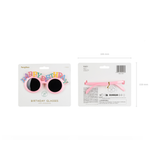 Party-Brille "Happy Birthday" Rosa -hey-Party.de- Brillen -#Variante_