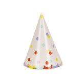 Partyhütchen Konfetti Bunt, 16 cm