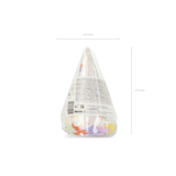 Partyhütchen Konfetti Bunt, 16 cm