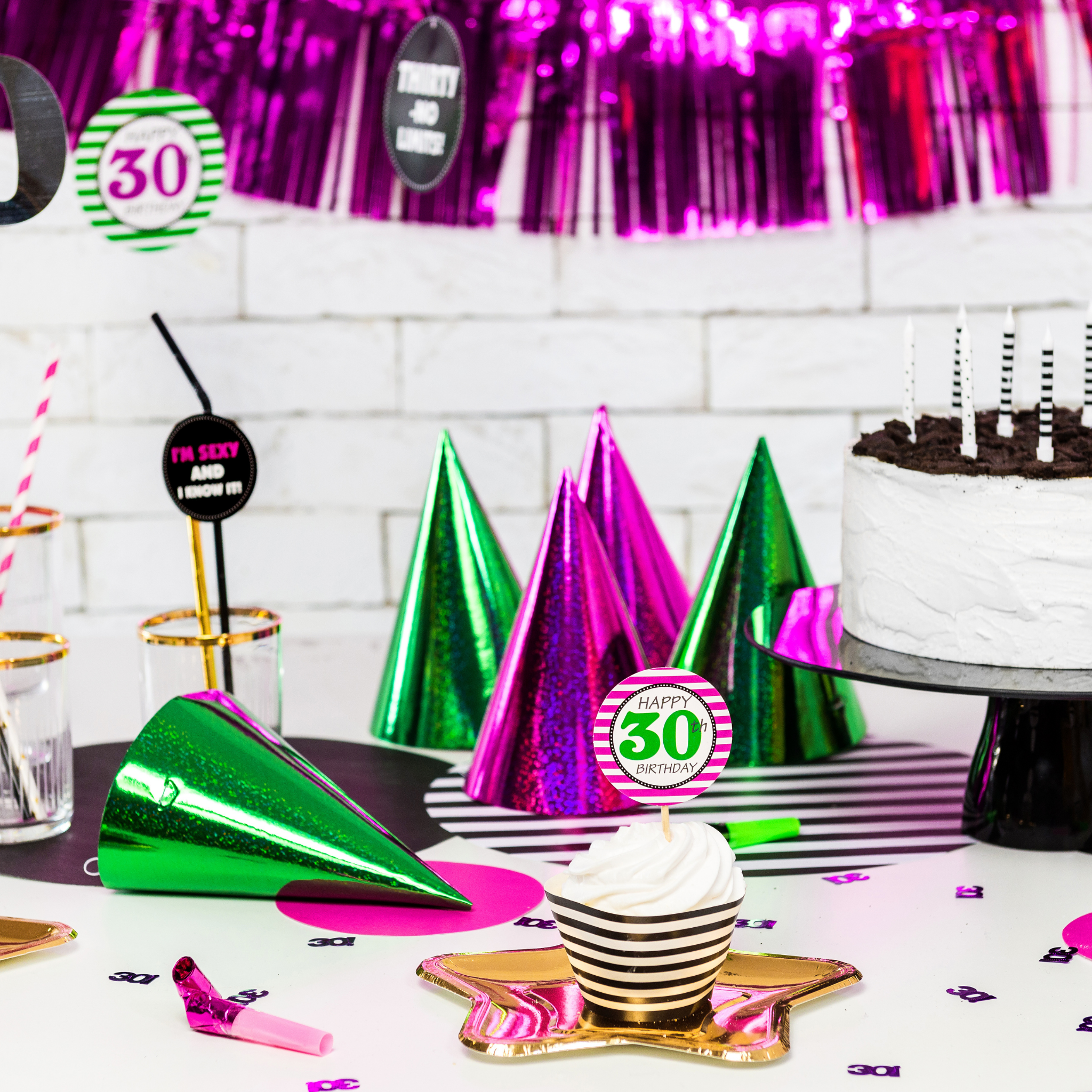 Partyhütchen Holografisch -hey-Party.de- Partyhütchen -#Variante_