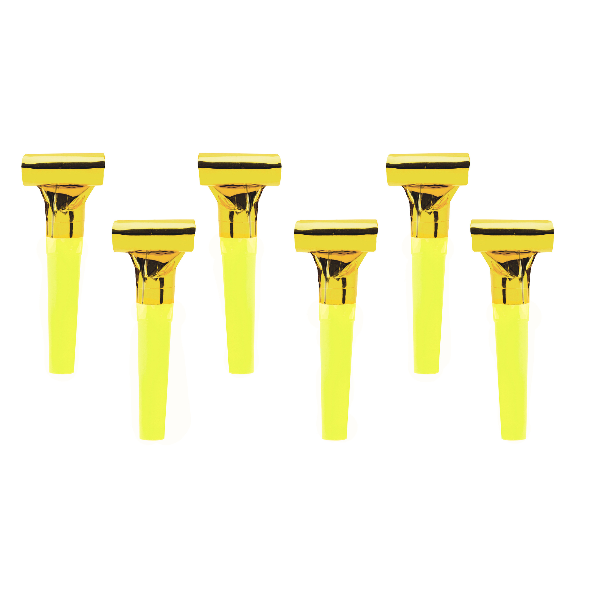 Partytröten Gold -hey-Party.de- Accessoires zum Feiern -#Variante_