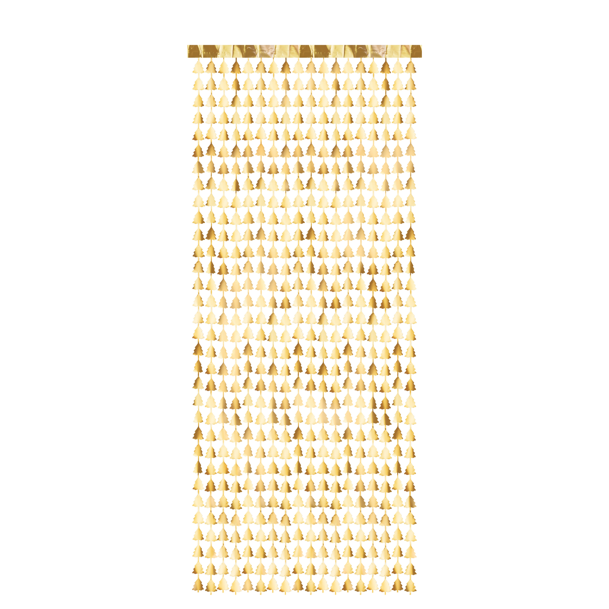 Vorhang Weihnachtsbäume Gold -hey-Party.de- Vorhänge -#Variante_