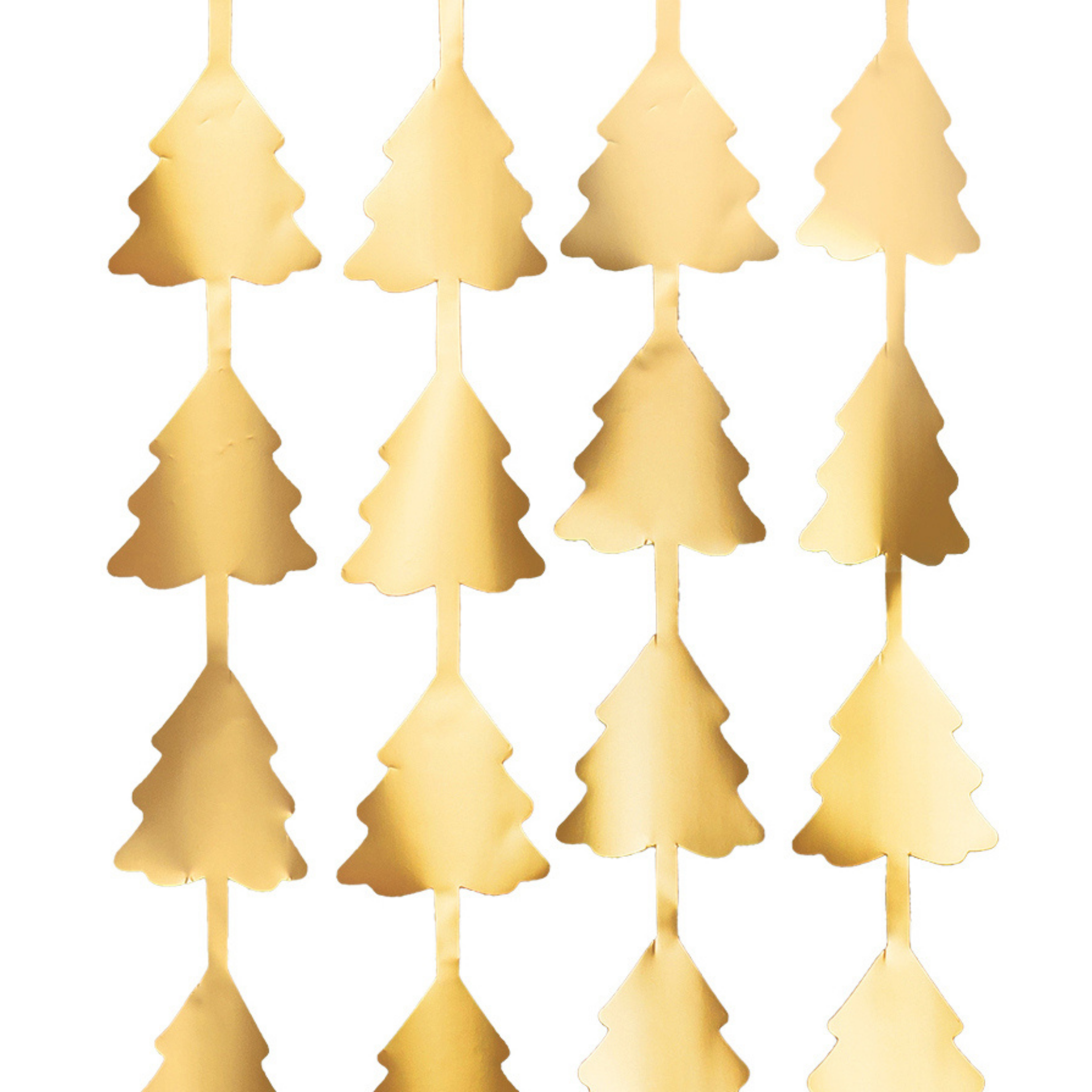 Vorhang Weihnachtsbäume Gold -hey-Party.de- Vorhänge -#Variante_
