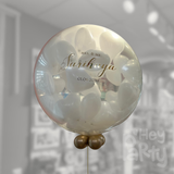 Weddingballon Standesamtballon mit Herzen und Helium -hey-Party.de- -#Variante_