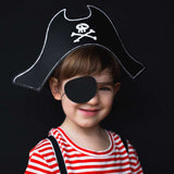 Piraten-Set Piratenhut & Augenklappe -hey-Party.de- Partyhütchen -#Variante_