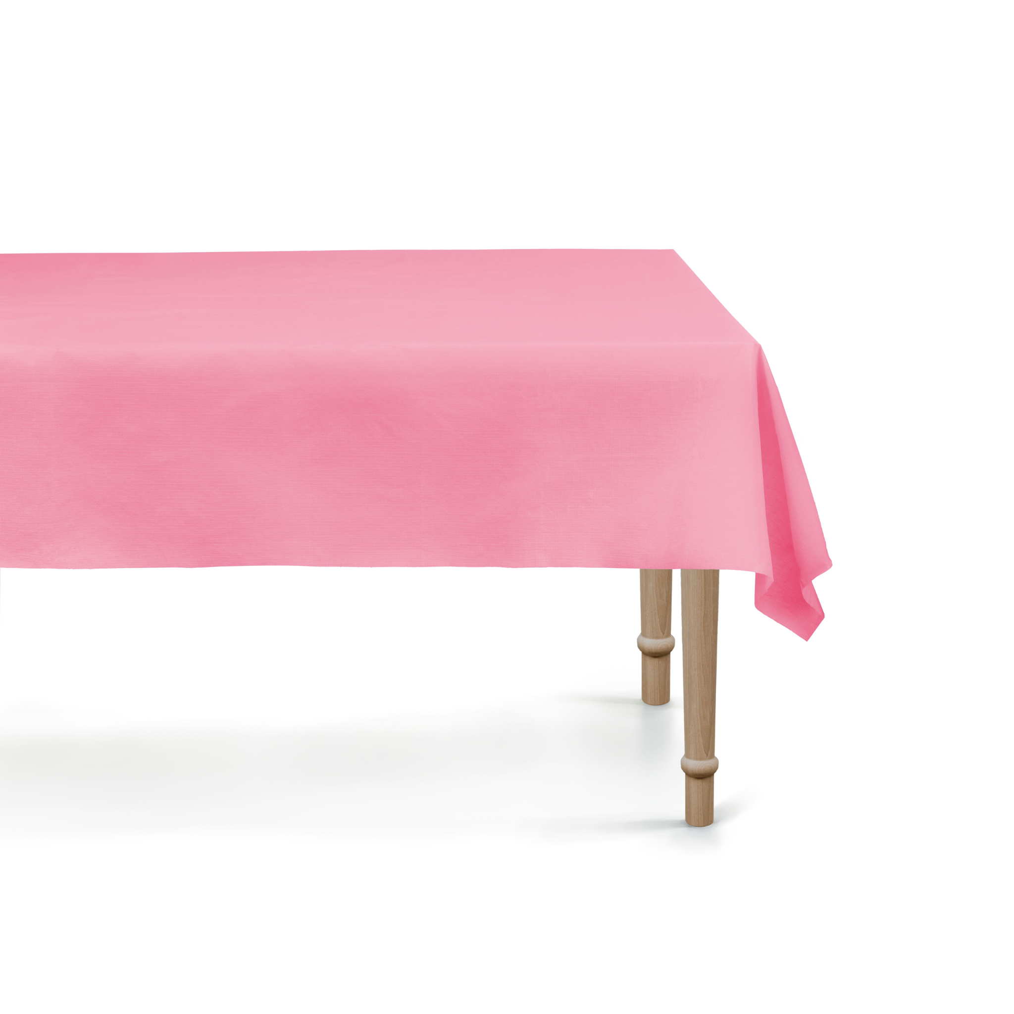 Plastik-Tischdecke Dunkelrosa -hey-Party.de- Tischdecken -#Variante_