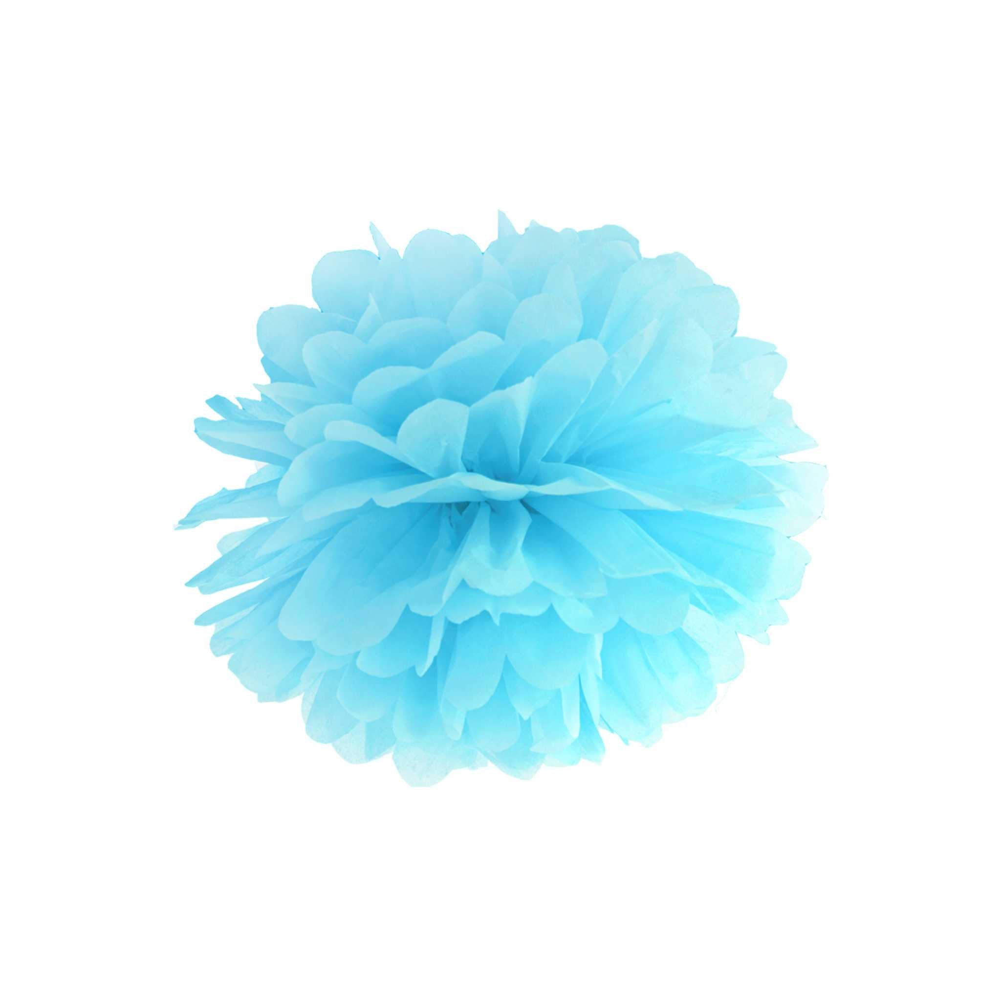 Pompon Hellblau klein -hey-Party.de- Pompons -#Variante_