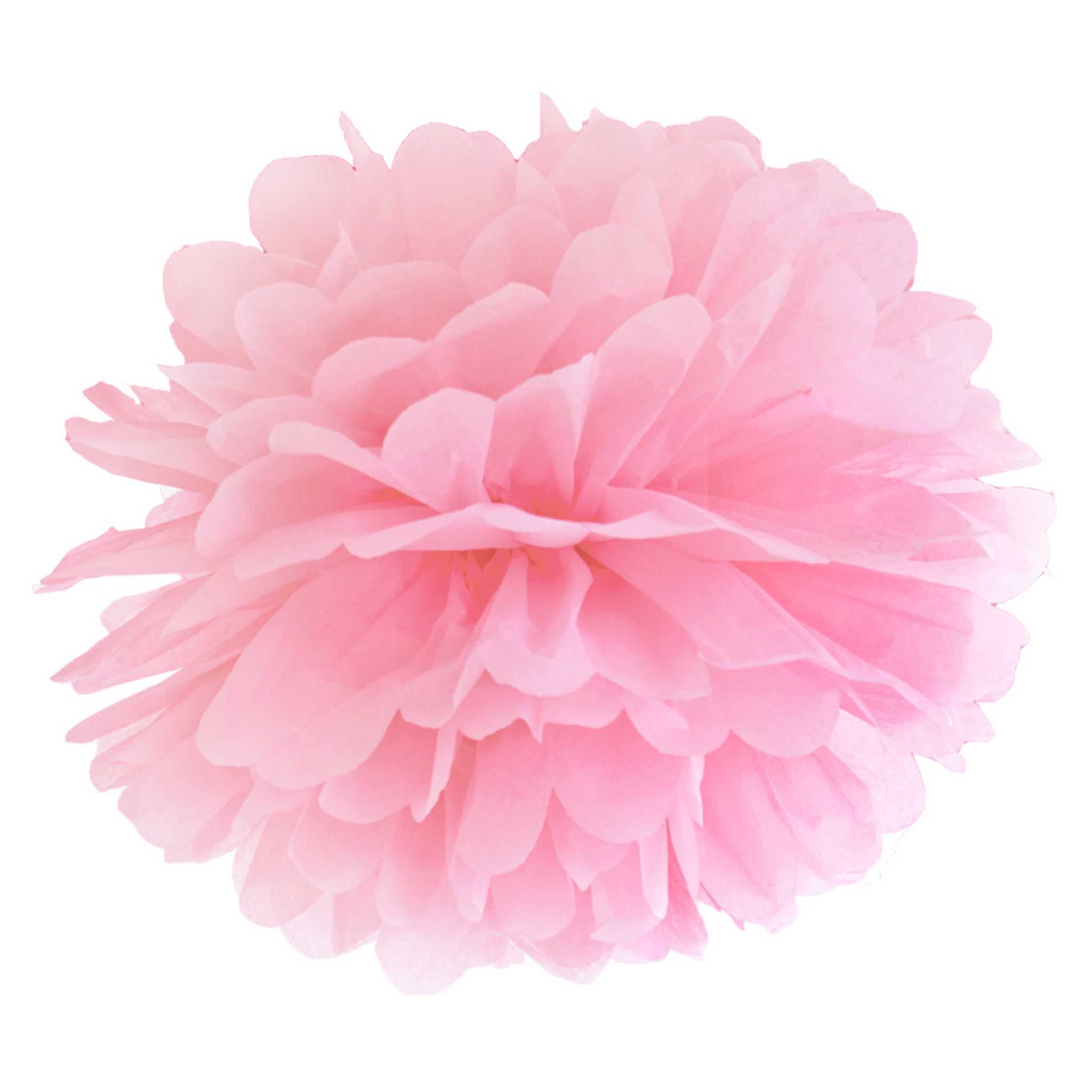 Pompon Rosa -hey-Party.de- Pompons -#Variante_ 35 cm