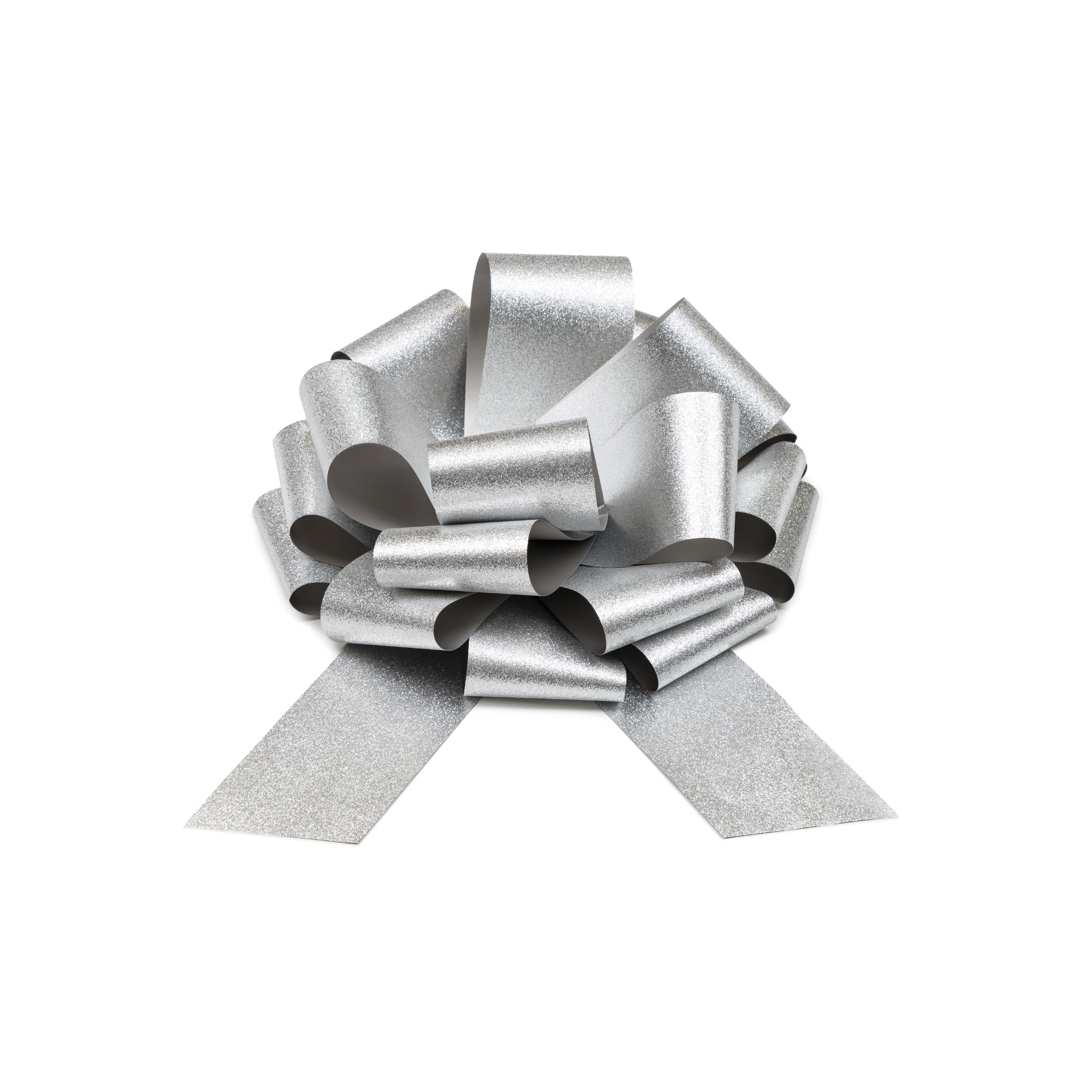 DIY-Dekoschleife Silber XL Pull-Bow -hey-Party.de- Schleifen -#Variante_