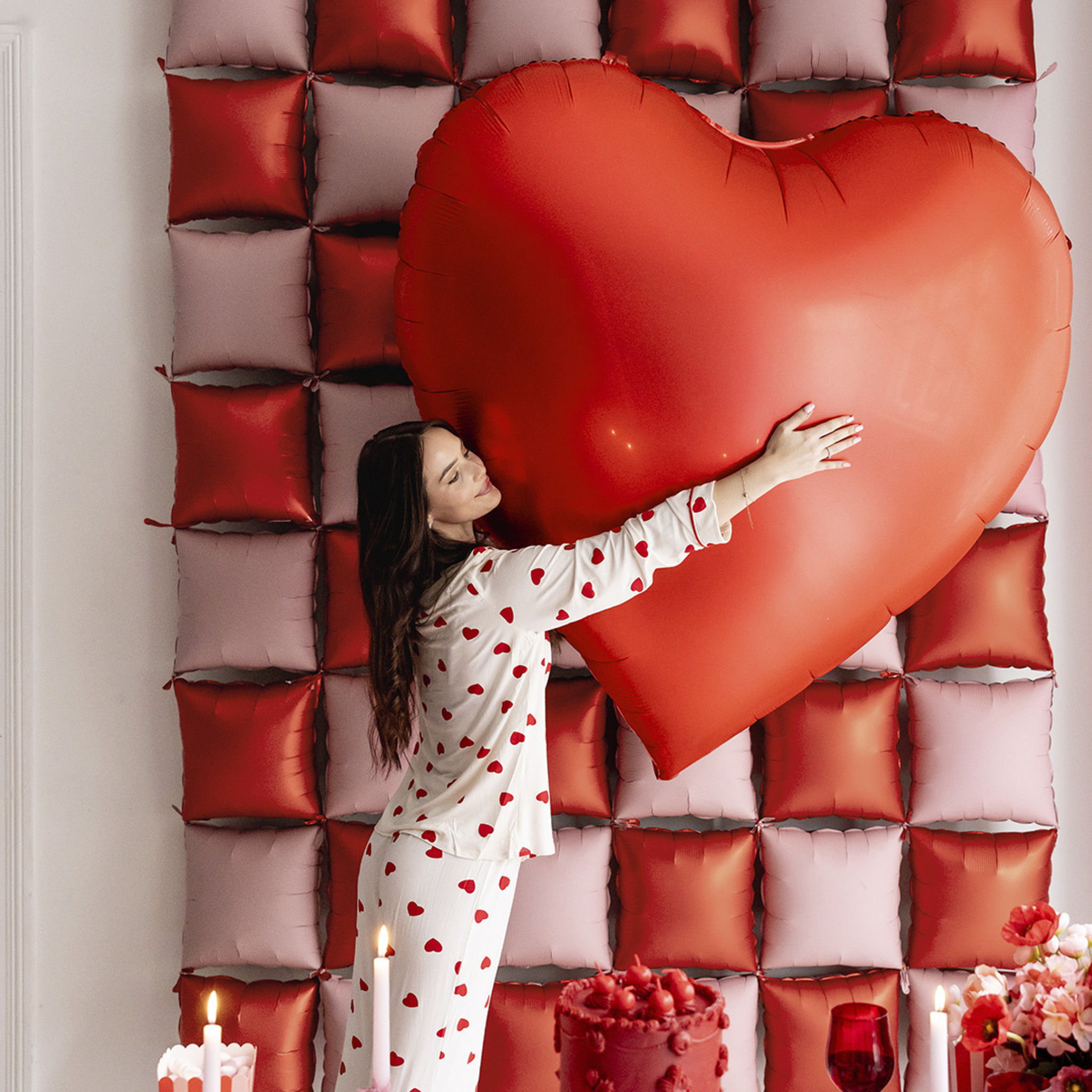 Riesen-Folienballon Herz Rot -hey-Party.de- Folienballons -#Variante_