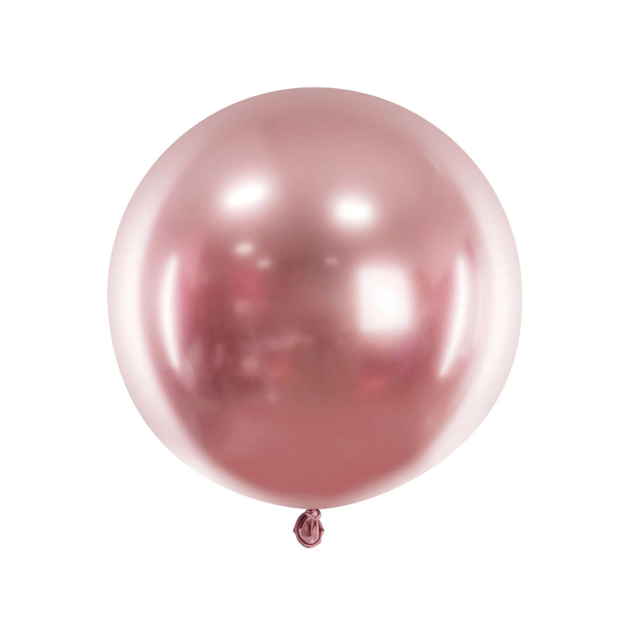 Riesenballon 60 cm Glossy Roségold