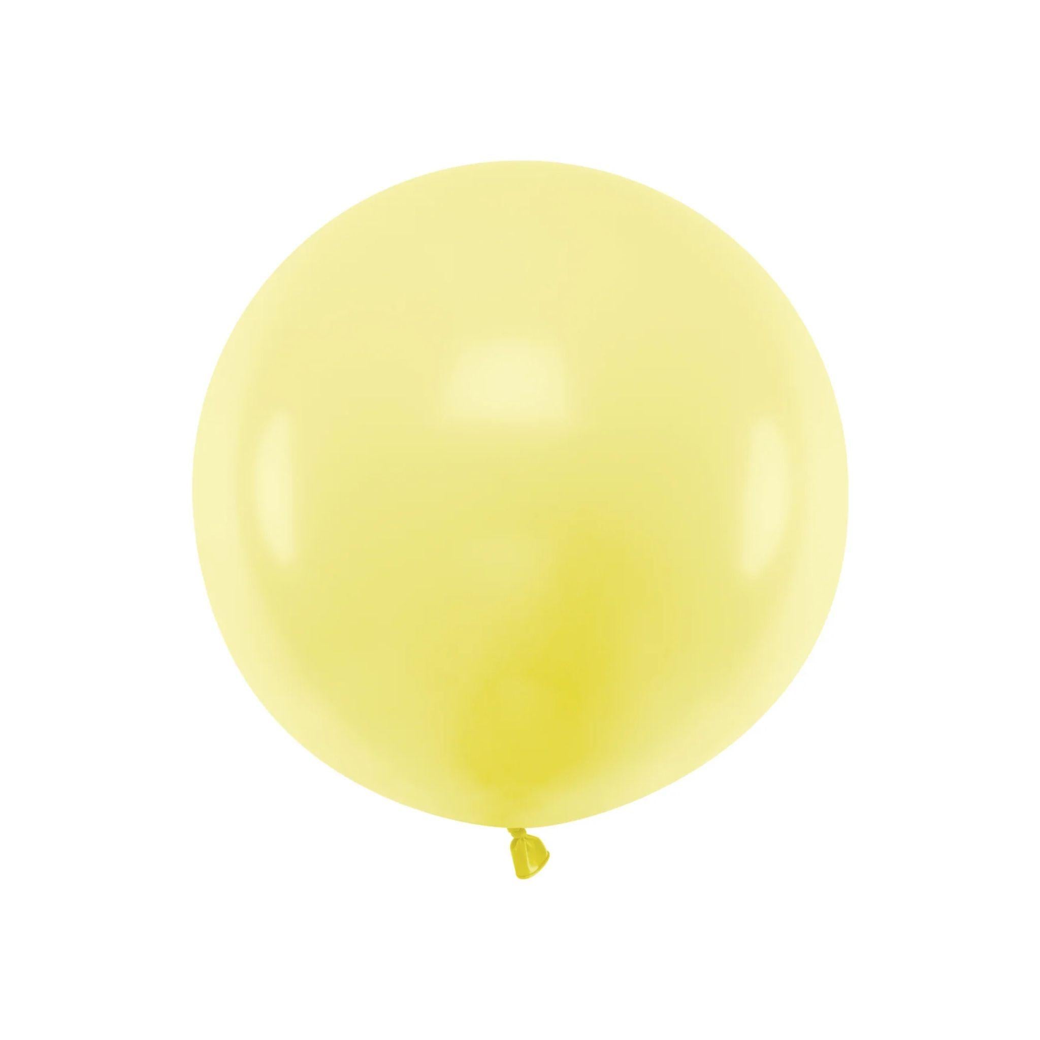 Riesenballon 60 cm Hellgelb