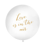 Riesenballon "Love is in the air" Weiß