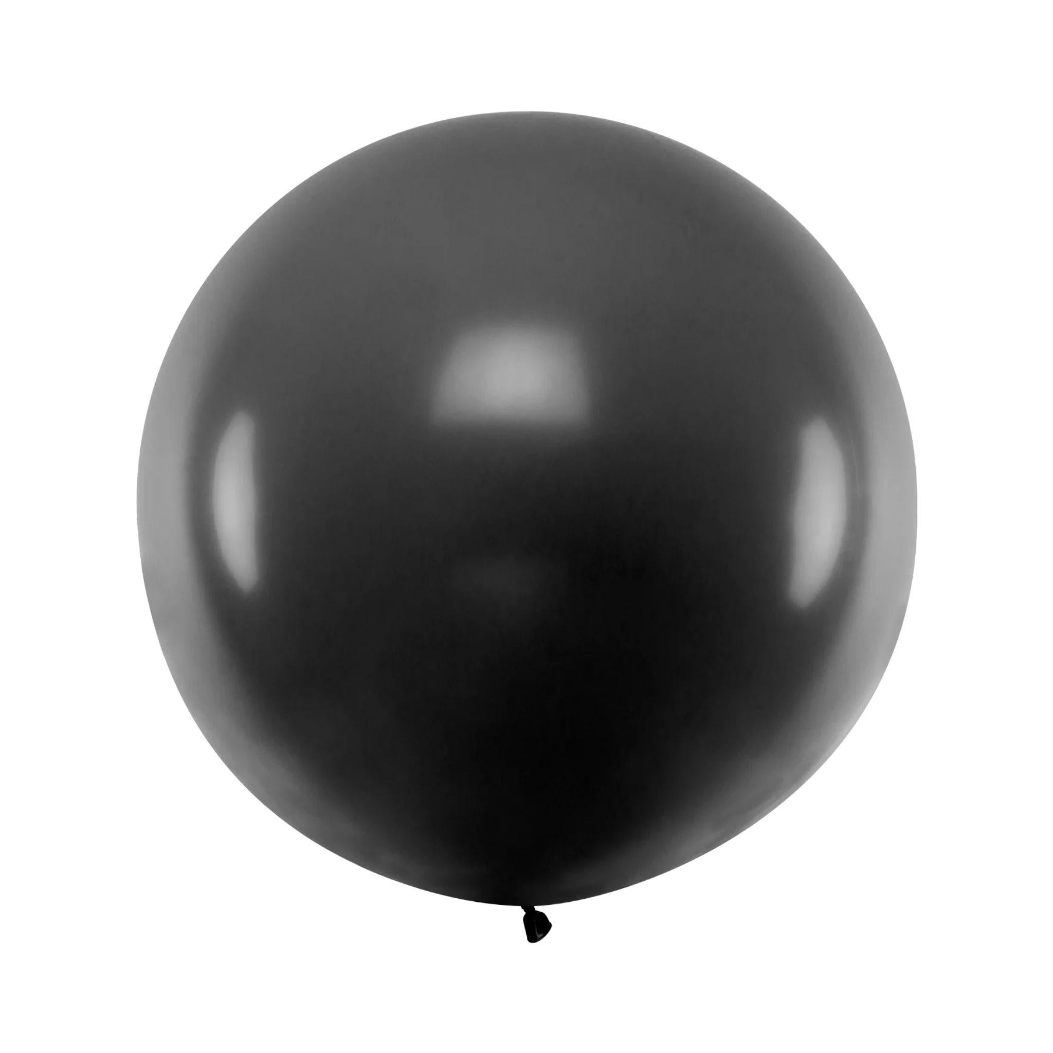 Riesenballon Schwarz -#Variante_100 cm