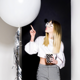 Riesenballon 60 cm Weiß -hey-Party.de- Latexballons -#Variante_100 cm