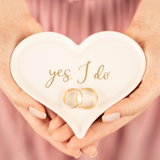 Ringschale Herz Porzelan -hey-Party.de- Accessoires zum Feiern -#Variante_