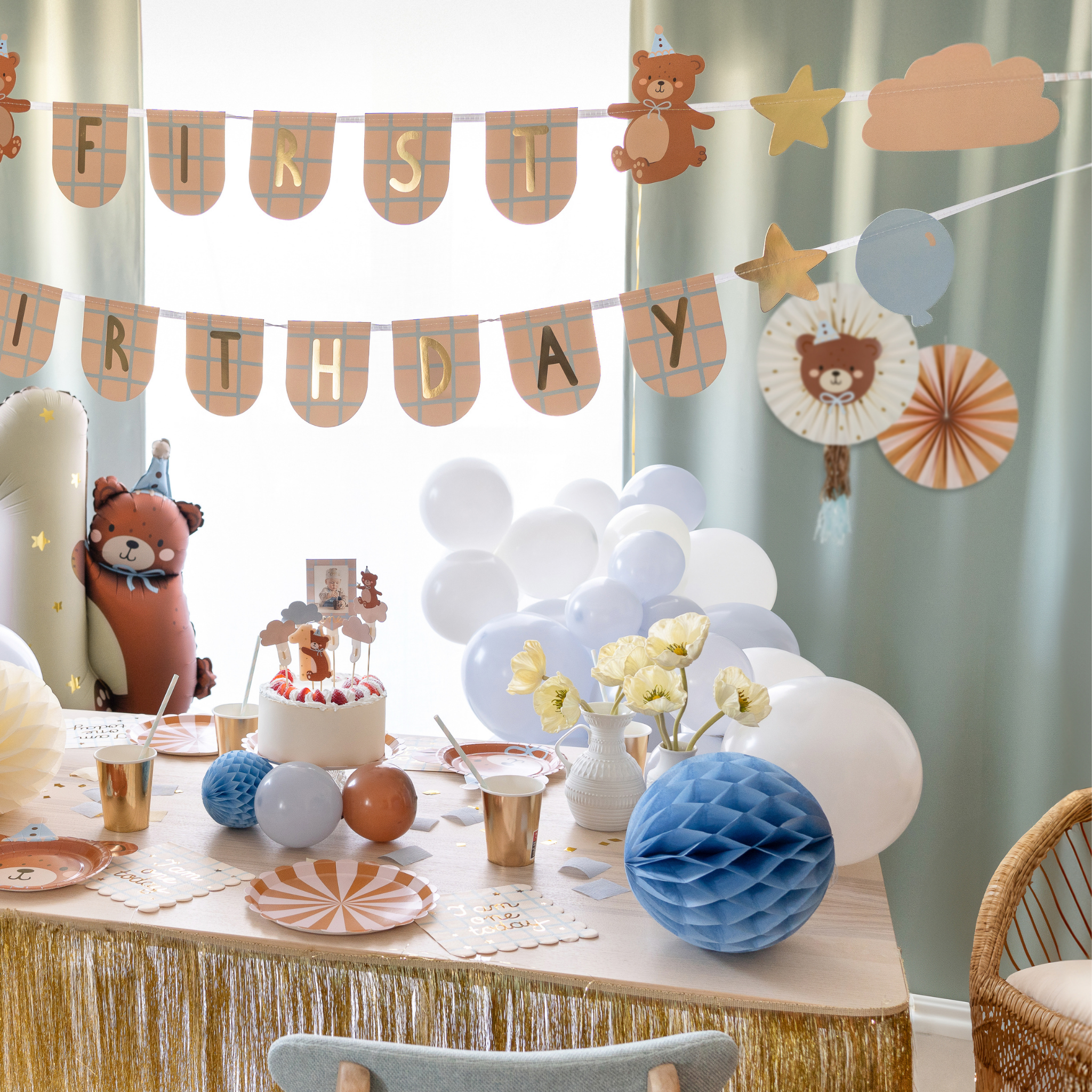 Rosetten Teddybär -hey-Party.de- Rosetten -#Variante_