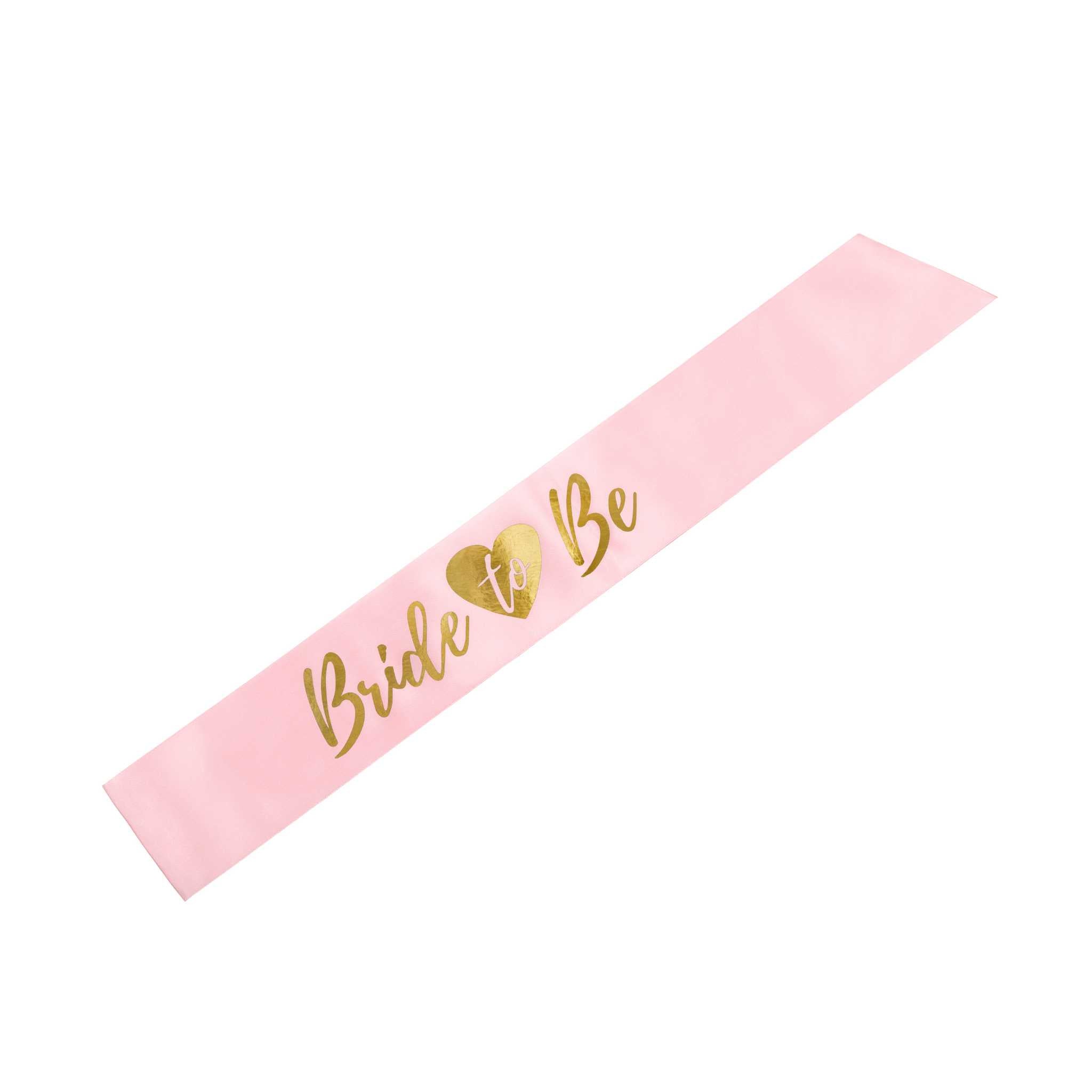 Schärpe "Bride to be" Rosa -hey-Party.de- Schärpen -#Variante_