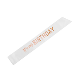 Schärpe "It´s my Birthday" Weiß -hey-Party.de- Schärpen -#Variante_