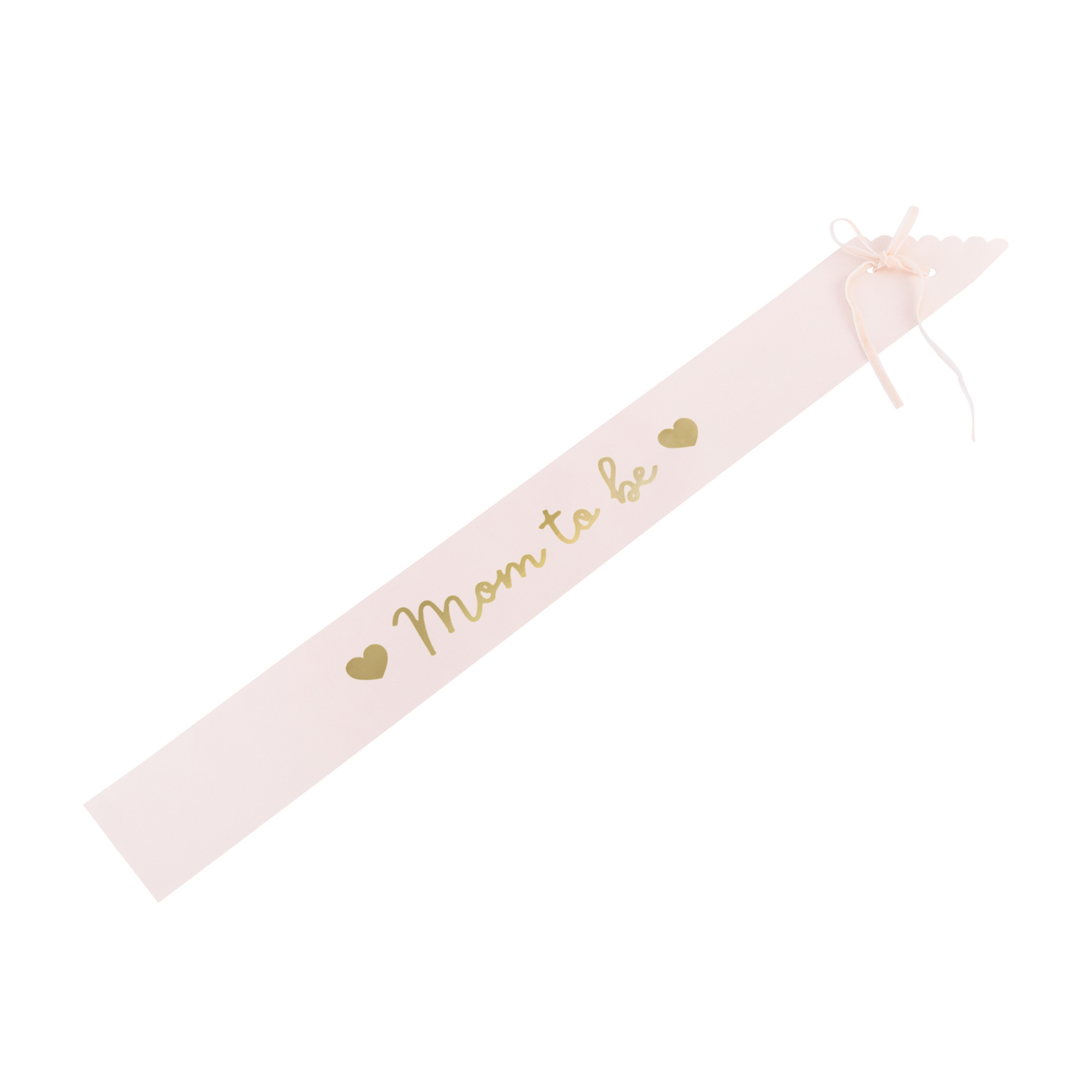 Schärpe "Mom to be" Rosa -hey-Party.de- Schärpen -#Variante_
