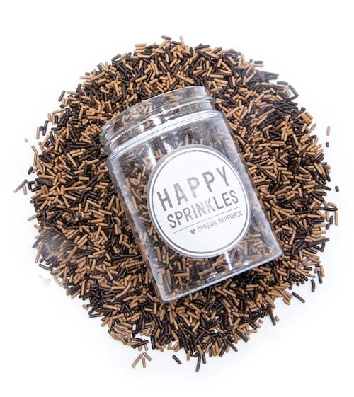 HAPPY SPRINKLES - Schoko Strands *Vegan* -hey-Party.de- Kuchenstreusel -#Variante_
