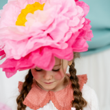 Seidenpapier Blumen Pink-Orange-Gelb -hey-Party.de- Pompons -#Variante_