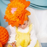 Seidenpapier Blumen Pink-Orange-Gelb -hey-Party.de- Pompons -#Variante_
