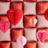 Seidenpapier-Dekoration Herzen