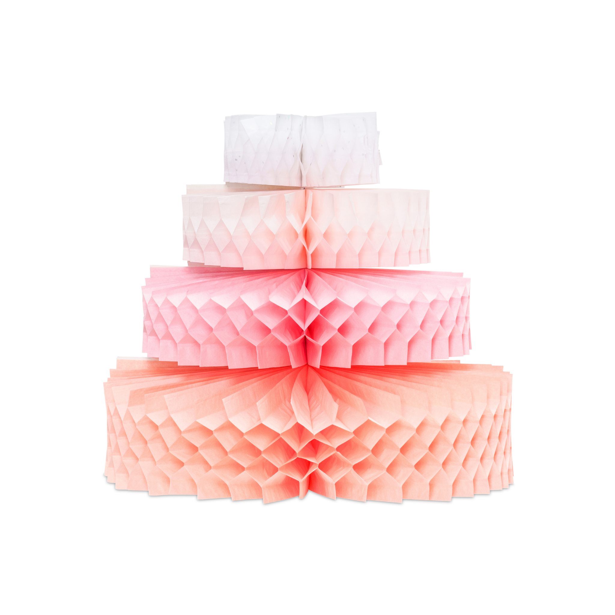 Seidenpapier-Dekoration Torte -hey-Party.de- Pompons -#Variante_