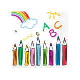 Servietten Schulstart -hey-Party.de- Servietten -#Variante_